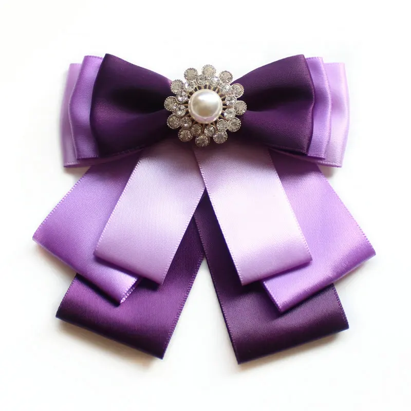 Bowtie Для мужчин и женщин воротник рубашка лента галстук-бабочка Винтажный, из металлического сплава, со стразами жемчужный шарик галстук для жениха Свадебная вечеринка в отеле банк работа галстук-бабочка - Цвет: Bowtie