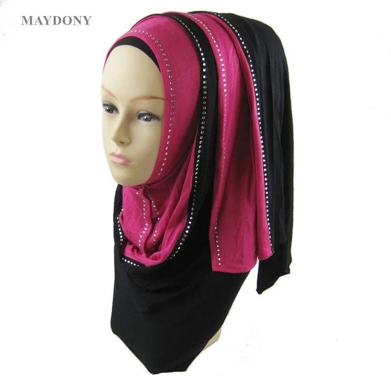 CJ Hot Women Islam Hijab Scarf Shawl Muslim Long Stole Wrap |