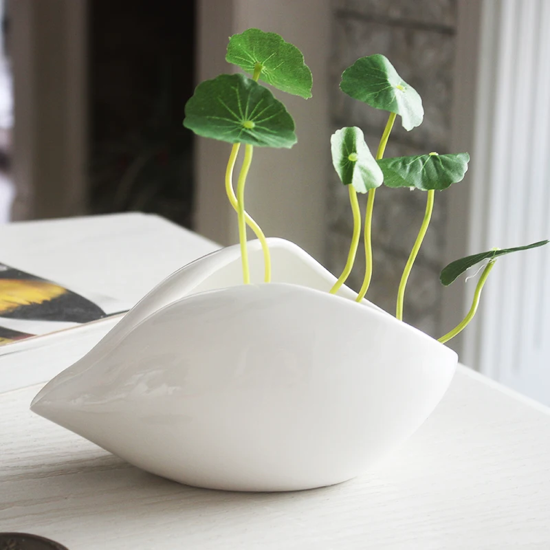 Фарфоровый горшок для цветов декоративная керамическая раковина ваза морские