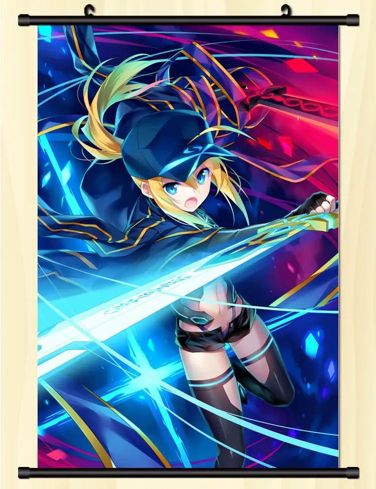 Style 13 Плакат Fate Grand Order FGO Scathach Joan настенный свиток печатная Живопись Домашний Декор японский мультфильм украшения Плакат 60*90 см - Цвет: Style 13