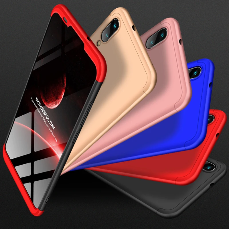 

360 Degree Full Cover Case For Xiaomi Mi Play Case With Tempered Glass Luxury Plastic Case For Xiaomi Play Phone Bag