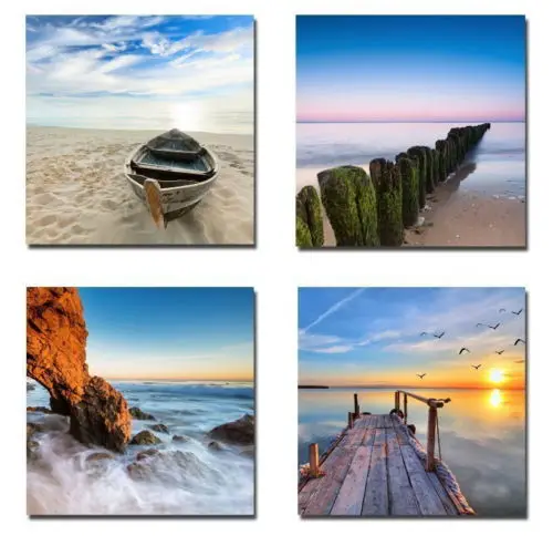 4 шт. настенные панели для рисования на холсте|modular pictures|4 piece canvas artcanvas art |