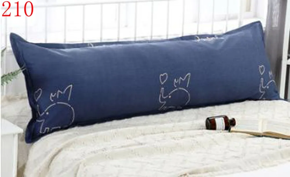 Plaid Home 1 Cotton Double Pillowcases Long Pillow Case Sack 45x120cm 45x150cm Cover Pillowslip Bedding Pillowcase | Дом и сад