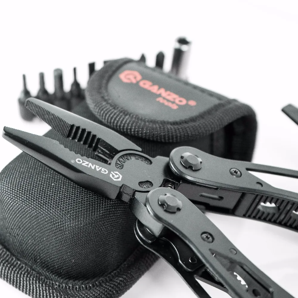 Ganzo G104 2015pb многофункциональные плоскогубцы Карманный EDC инструмент для кемпинга с нейлоновым мешочком
