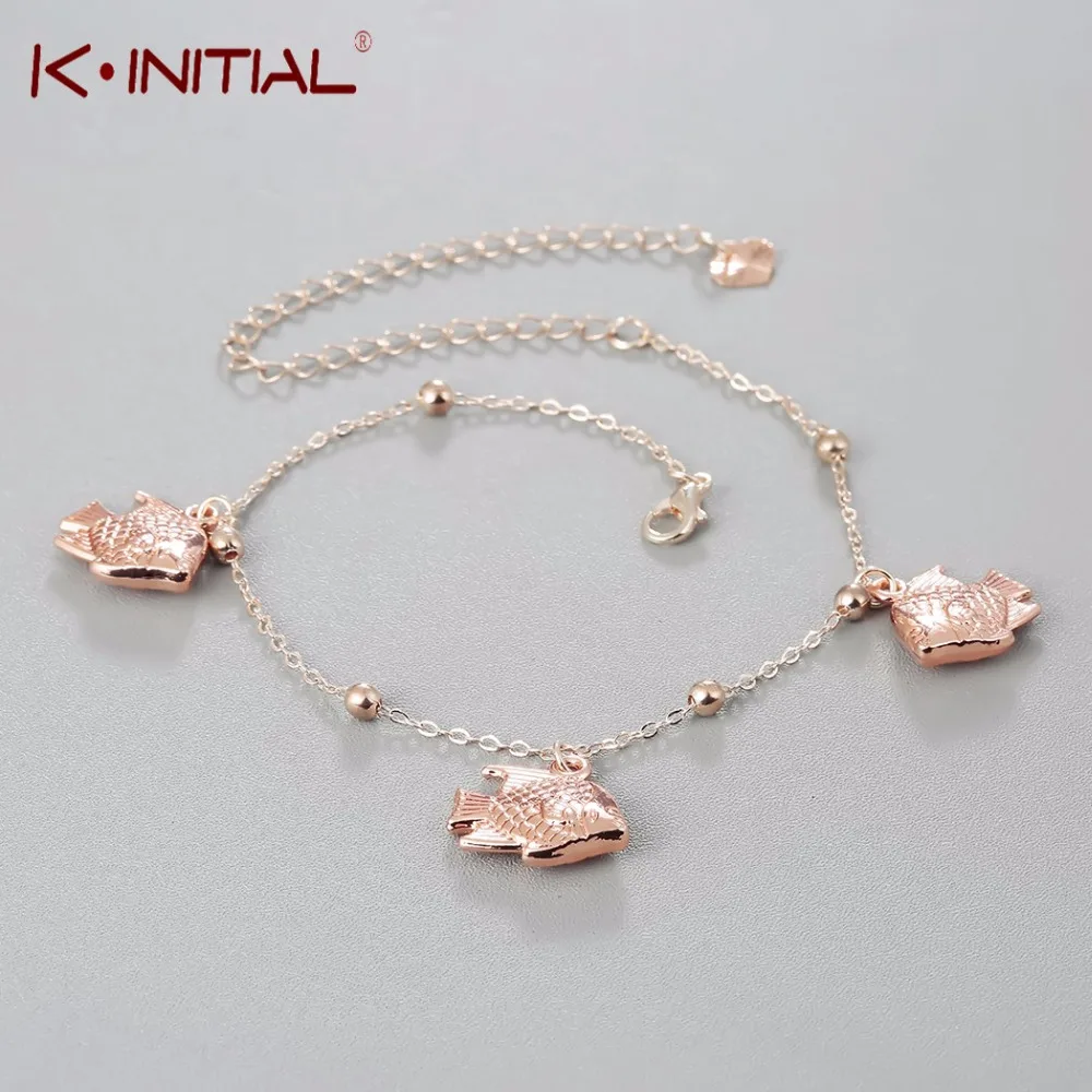 Kinitial новый модный ножной браслет аксессуары для женщин сексуальная рыба