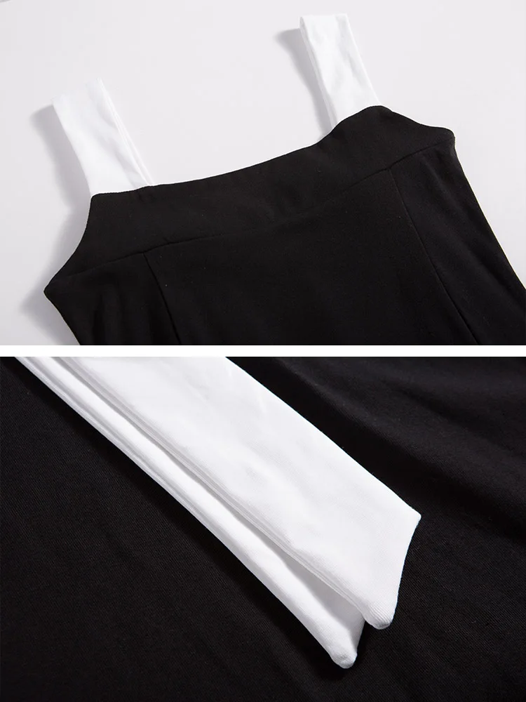 

Slashed Sundress Women's Summer Dresses Tank Korean Fashionable New Dress 2019 Female Beach Long Dress For Holiday Women Clothes