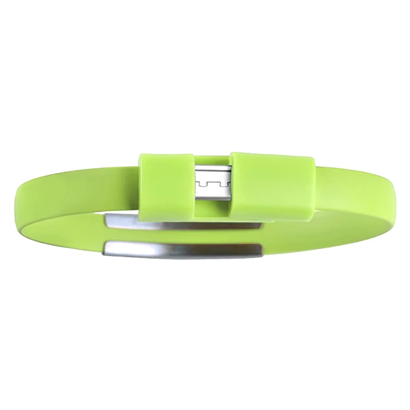 

Micro USB 2.0 Data Sync Charger Cable Bracelet Wristband For Samsung For Other Android Phones