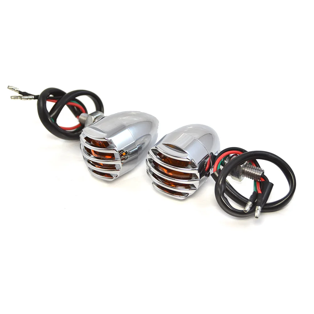 Горячая штанга барьер Стиль гриль светодиодный индикатор Сигналы хром/черный