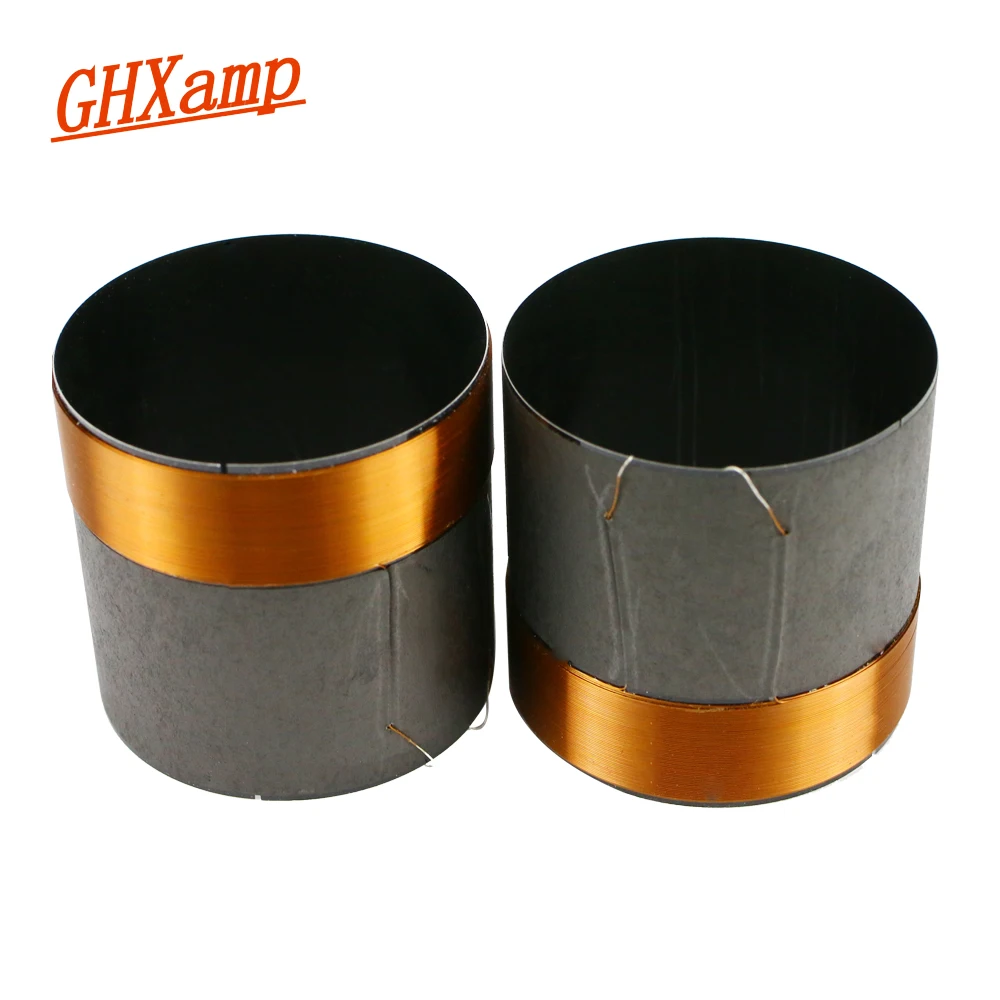 GHXAMP 50 5 мм низкочастотная звуковая катушка 8ohm запасные части черный алюминиевый