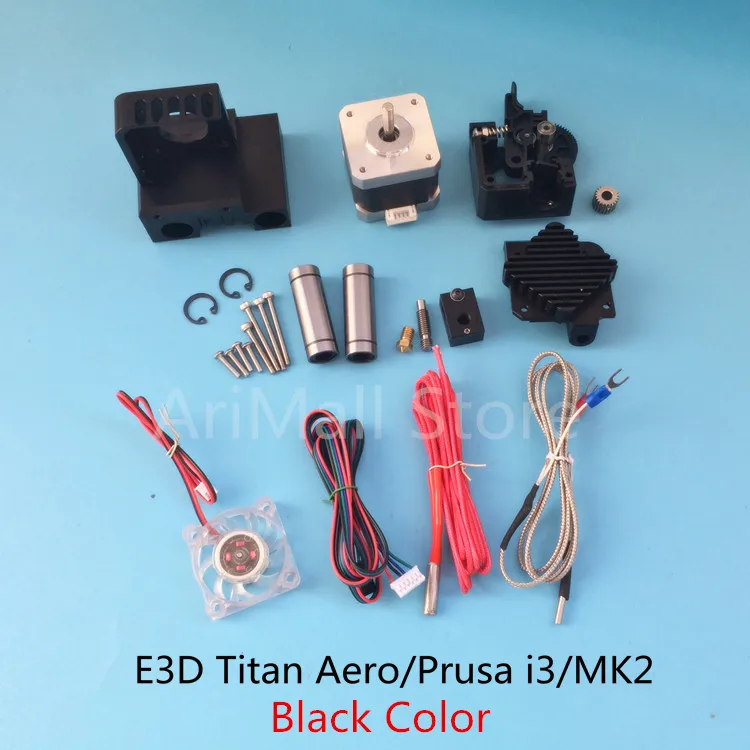 

Комплект для модернизации Prusa i3 Aero, комплект для экструдера для Аэро-модернизации Titan 0,4 сопло + алюминиевый сплав Prusa i3 X каретка