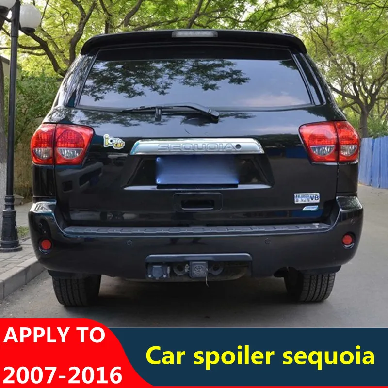 Задний спойлер для Toyota Sequoia 07 15 высококачественный задний заднего стекла крыла