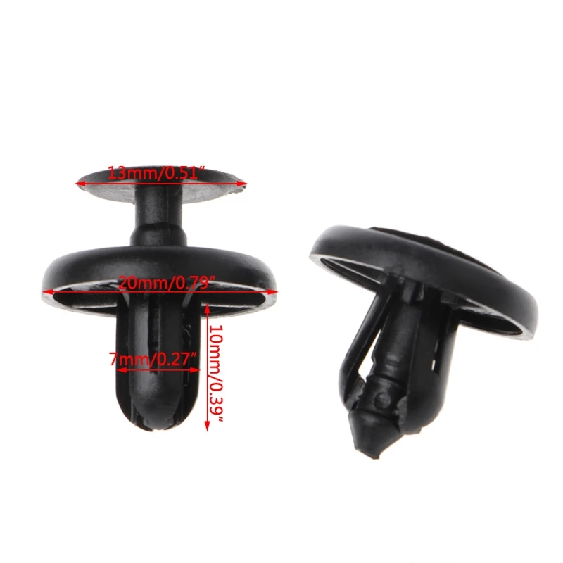 50 шт. заклепки для автомобильных дверей крыльев багажников|Клипсы и зажимы авто| |