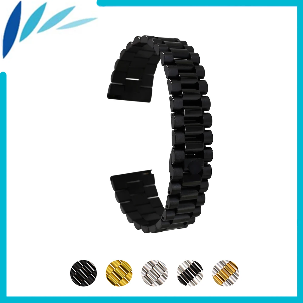 

Stainless Steel Watch Band 18mm 20mm 22mm for Baume & Mercier Quick Release Watchband Strap Wrist Loop Belt Bracelet Silver