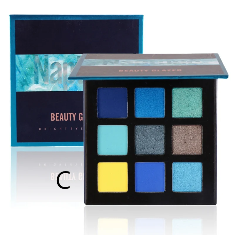 BEAUTY GLAZED 9 оттенков мерцающие матовые тени для век макияжная палитра стойкие