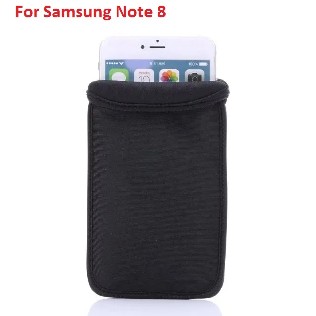 For Samsung Note 8 4,"~ 6,4" дюймов Универсальный неопреновый чехол сумка чехол для iphone 11 Pro Max XR XS Max 8 Plus для Galaxy Note 10 S10 PLUS S10e - Цвет: For Samsung Note 8