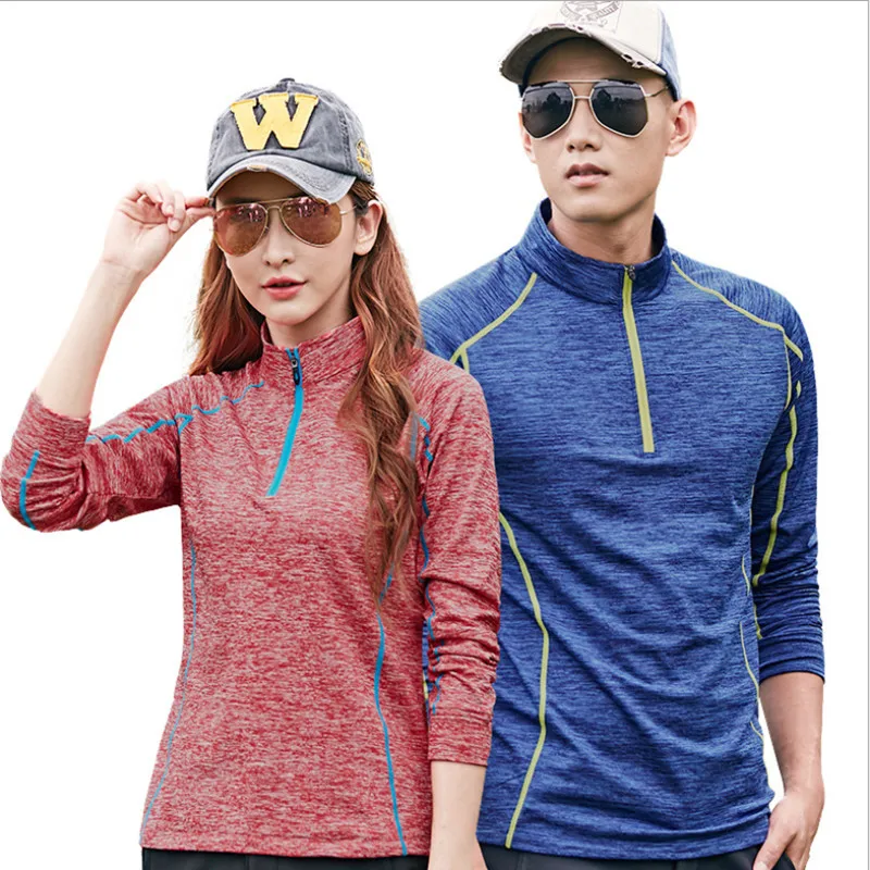 Мужская и женская одежда для альпинизма быстросохнущая футболка с длинным