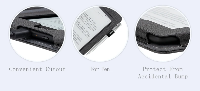 WALNEW чехол-подставка подходит для Kindle Paperwhite 10го поколения из искусственной кожи чехол умный защитный чехол с ремешком на руку