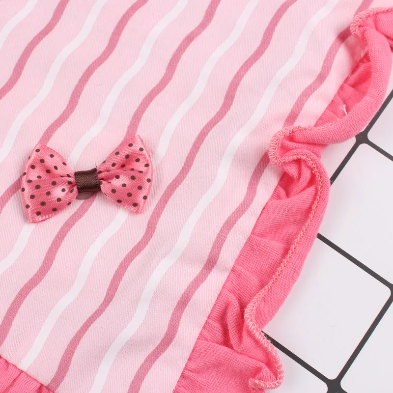 1PC Baby Girl Bibs Absorb Cotton Triangular Towel Infant Bow Design Bandana Children Cartoon Bib Toddler Waterproof Cloth | Детская