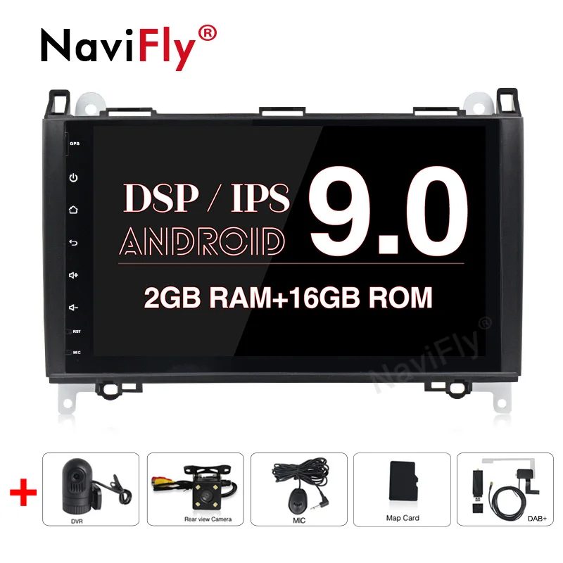 Автомобильный радиоплеер 9 &quotAndroid 0 IPS DSP для Mercedes Benz B200 A B Class W169 W245 Viano Vito W639 Sprinter GPS