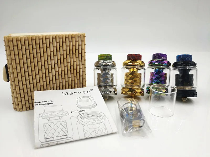 Атомайзер Marvec Priest RTA электронная сигарета 27 мм диаметр 4 0 мл стеклянный резервуар