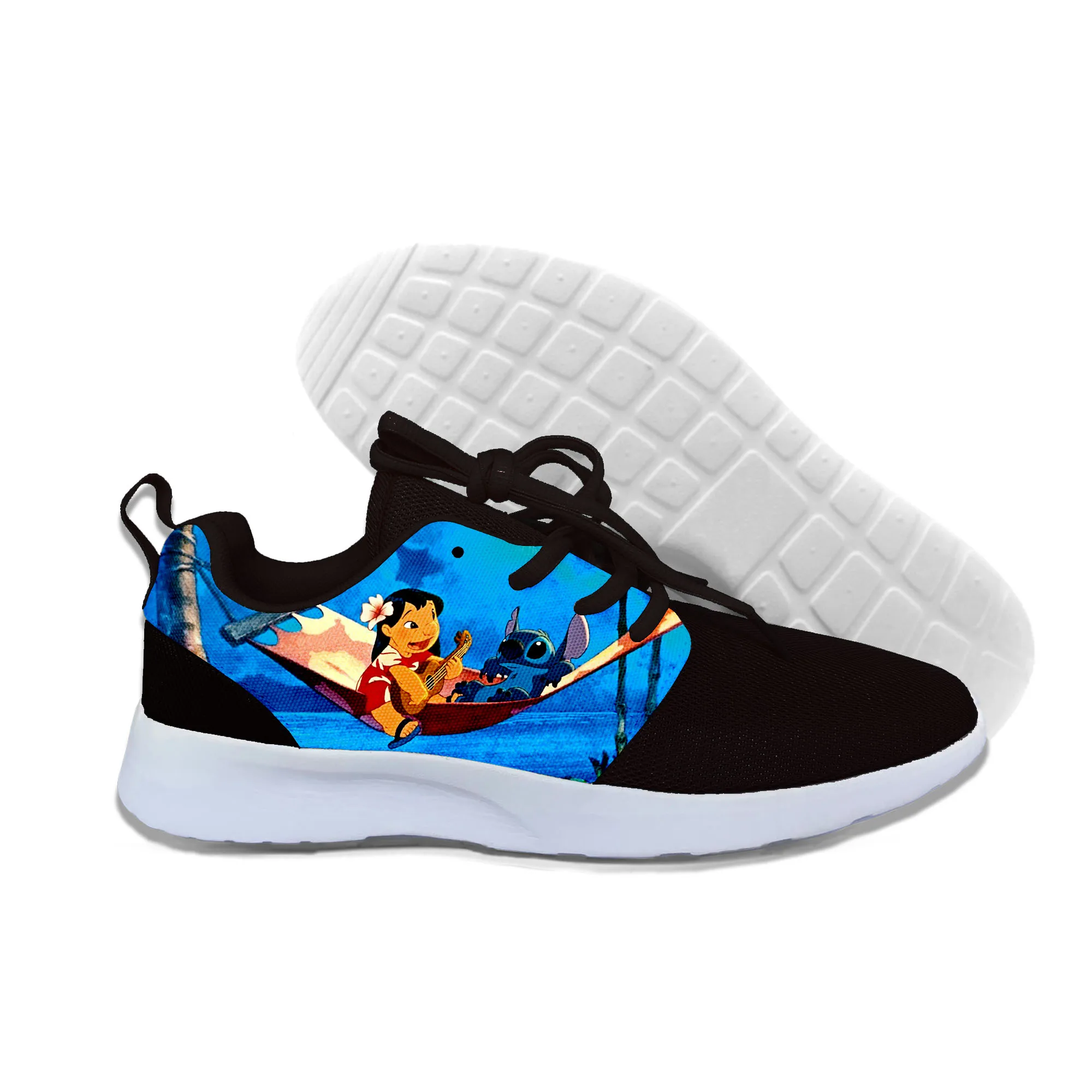2019 hot fashion lilo and stitch 3D casual shoes for men/women high quality Harajuku printing Sneakers | Обувь