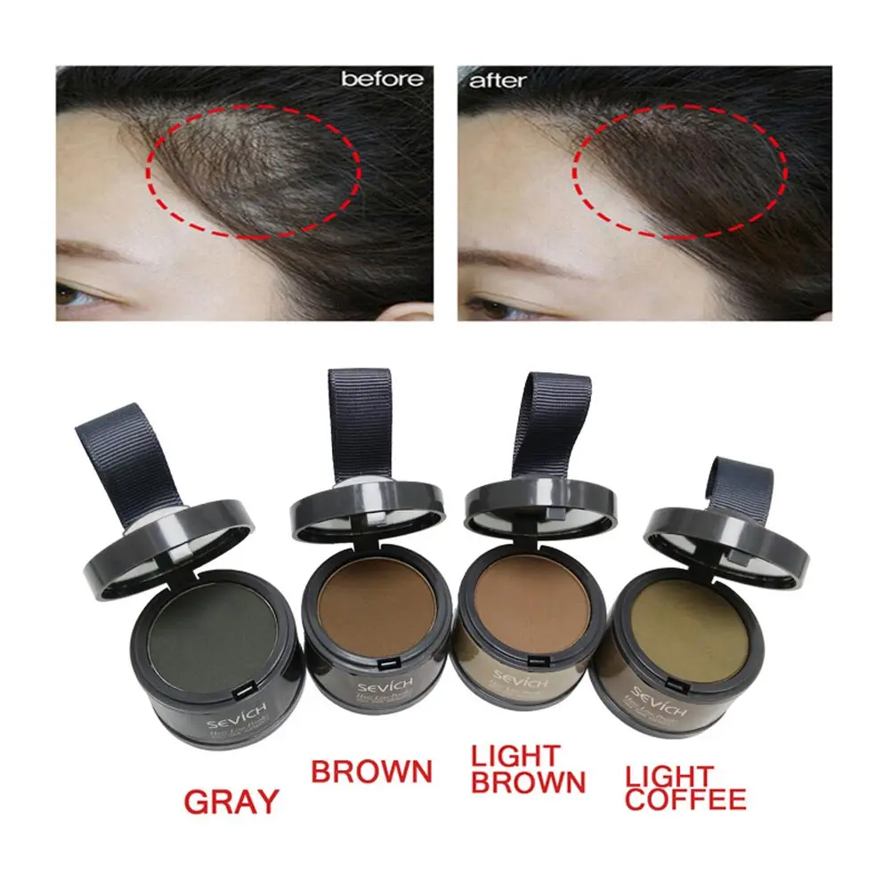 Горячая 4 г волос линия порошок ремонт теневое покрытие заполнить в истончение