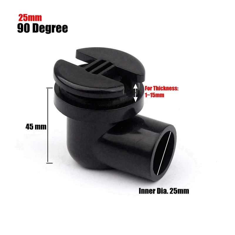 25mm 90 Degree 20 мм 25 мм аквариумный дренажный соединитель уплотненный резервуар для воды соединители сливных труб выпускные соединения водные принадлежности фитинги для труб - Цвет: 25mm 90 Degree