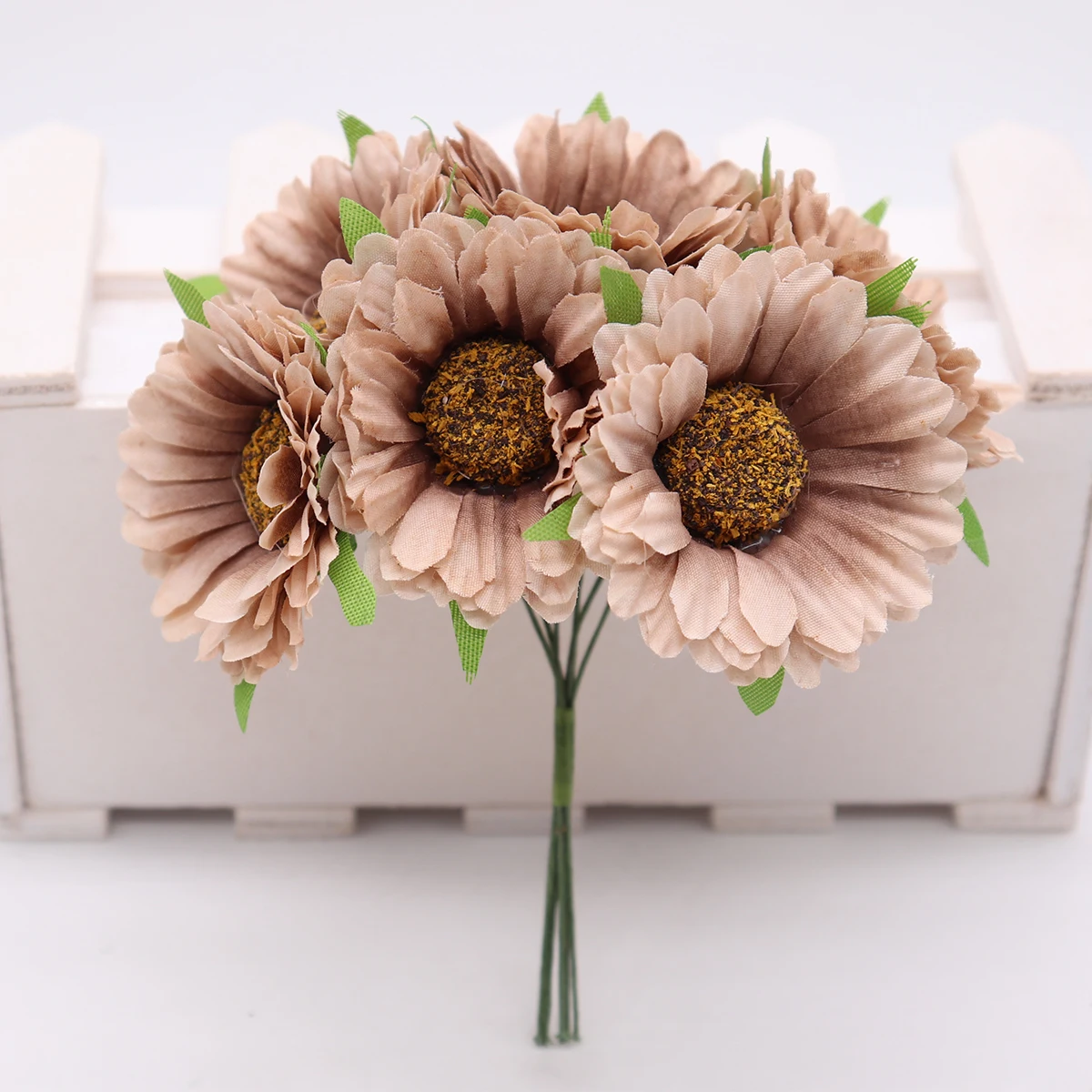 7 6 шт. ручной работы gerbera модный домашний сад невесты diy из упаковочного материала Свадебные банкетные Декоративные искусственные цветы ножницы Корона - Цвет: 7