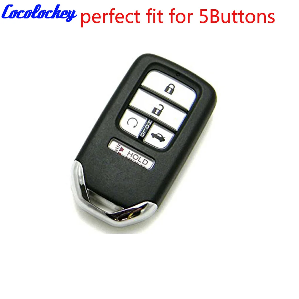 Cocolockey силиконовый чехол для ключей от машины Honda Accord Civic Pilot Fit 2015 2016 2017 2018 5