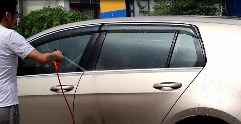 Горячая Распродажа 12 В в 100 Вт 160PSI высокое давление самовсасывающий Электрический моечная уставновка стиральная машина прикуриватель с водяным насосом