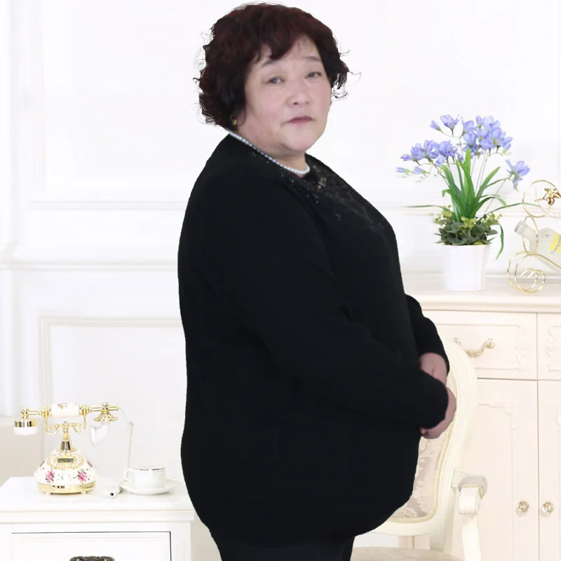 Middle-aged and old fashion oversize sweater PJ6035 |