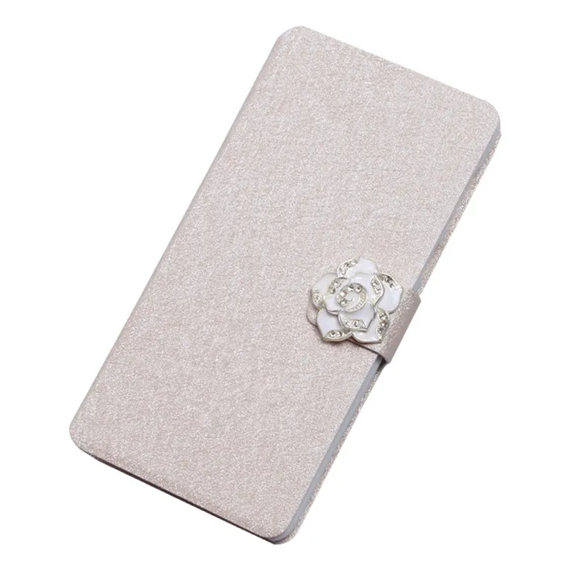 Для Alcatel One Touch Pixi 4 5010 5010D 5045 5045D чехол из искусственной кожи флип-чехол Fudans чехол для телефона защитный чехол Capa Coque сумка - Цвет: Gold Camellia