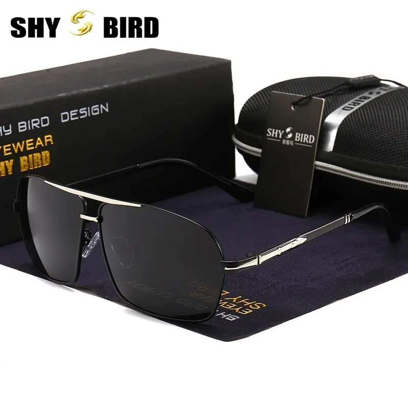 Мужские солнцезащитные очки SHYBIRD брендовые дизайнерские Поляризационные