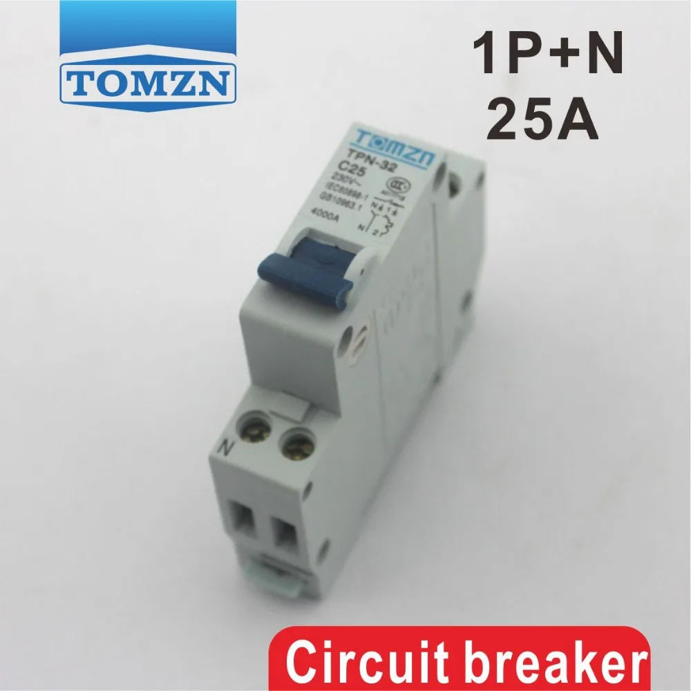 Автоматический мини выключатель DPN 1P + N 25A MCB|mcb electrical|breaker mcbmcb mini circuit breaker |