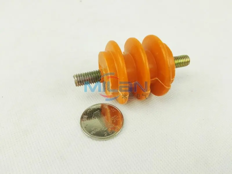 Двойной винт 40*8 1 шт. рот M8 низкий уровень давления желтый изолятор шкаф для