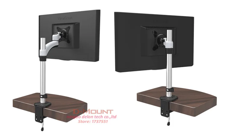 D-MOUNT DL-JF111 авиационная алюминиевая втулка База Зажим 1"-27" экран ЖК-телевизор стенд монитор настольная Поддержка кронштейн вращающийся держатель