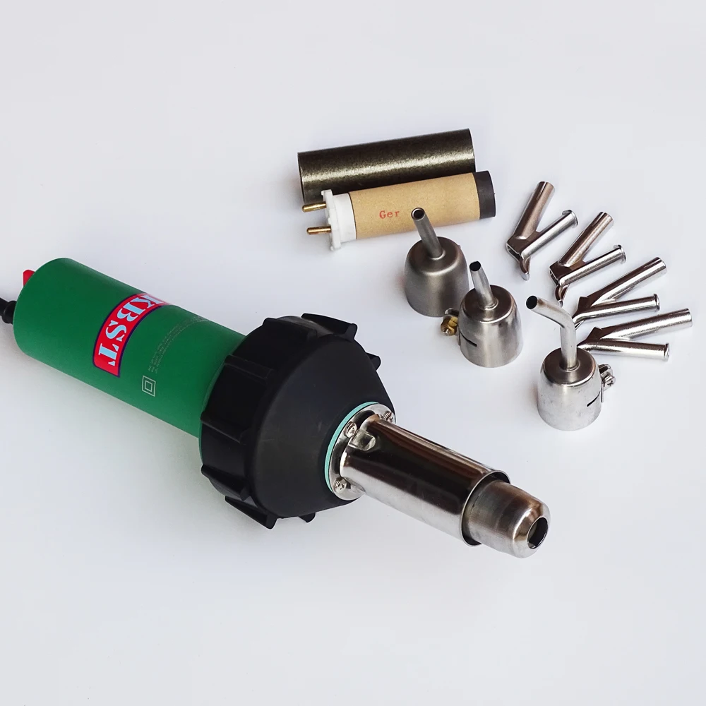 Горячий воздух сварочный пистолет сварщика с 7 шт наконечники для сварки и 1