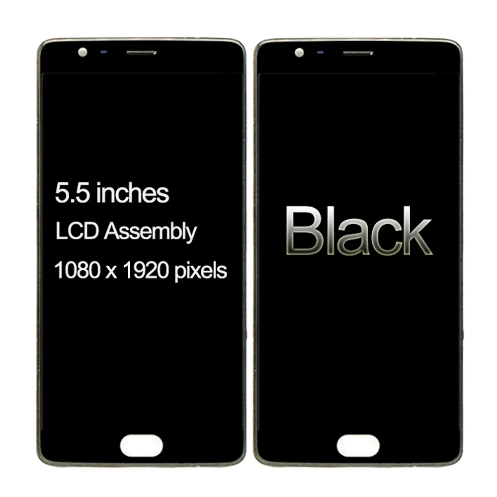 100% протестированный ЖК-дисплей A3000 для oneplus 3 A3003 сенсорный экран дигитайзер