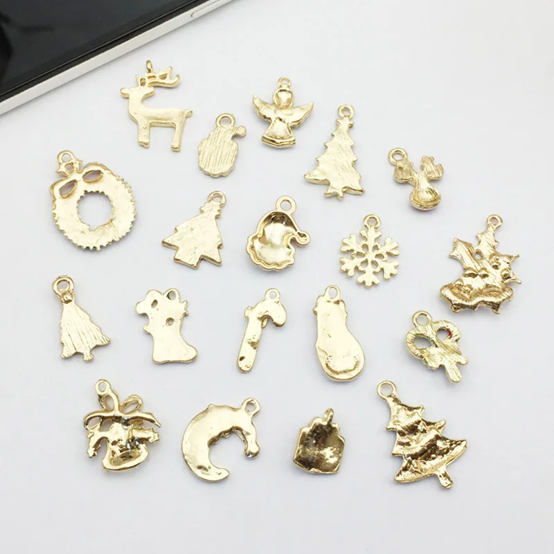 5 шт Рождественский год DIY ювелирные аксессуары Рождественская кукла игрушка детский подарок браслет Подвеска Рождественская елка украшение для дома