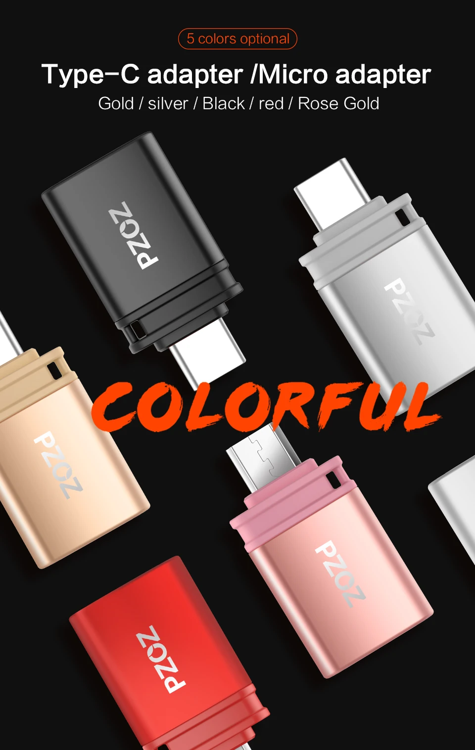 PZOZ OTG type C к usb c 3,0 к Micro для iphone Macbook Google xiaomi phone Tablet зарядный кабель для передачи данных type-c usb otg адаптер