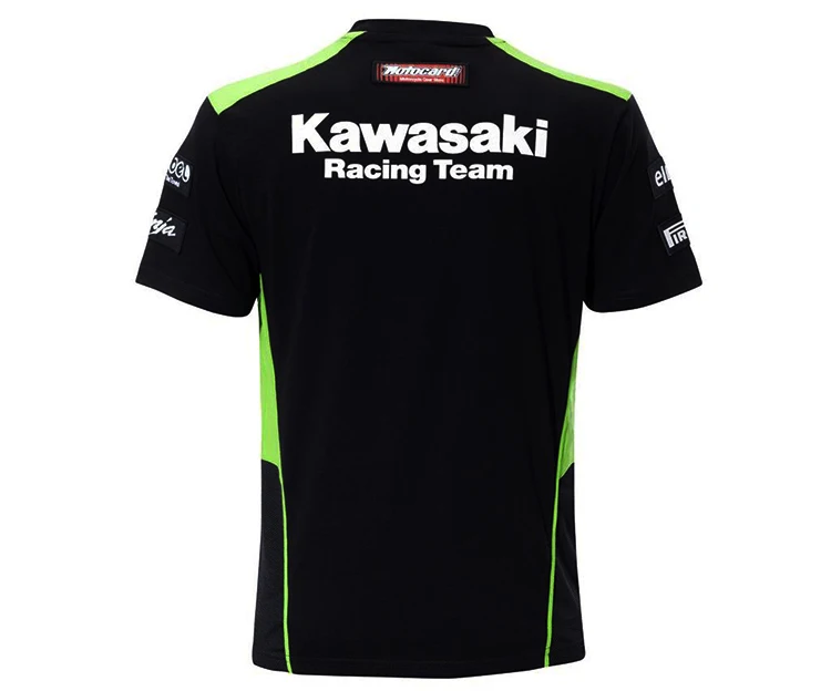 MOTO Kawasaki T-shirt Motorcycle Riding Team Racing Sport Men Classic T shirt | Автомобили и мотоциклы