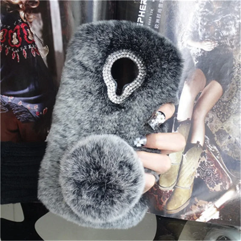 Чехол для телефона с милым кроличьим мехом и теплым Huawei Honor8 9 10 20 Lite V10 V20 7X 8X 9X Nova3 4 5