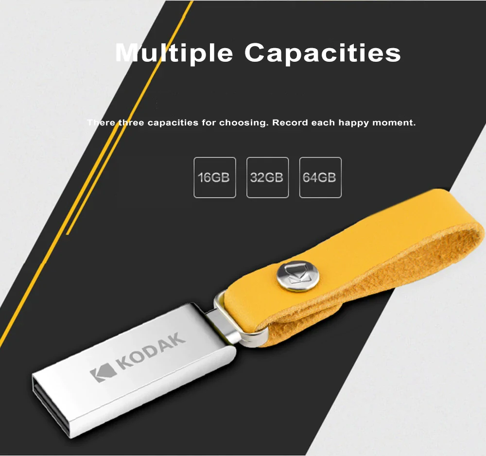 Kodak металлический USB флеш-накопитель K122 флеш-карта памяти 16 Гб флеш-накопитель 32 Гб U диск 64 Гб флешка