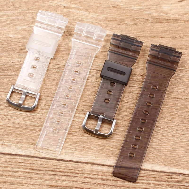 Аксессуары для часов Casio baby-g прозрачный ремешок BA-110/111/112/BGA-130 полимерный женский ремешок