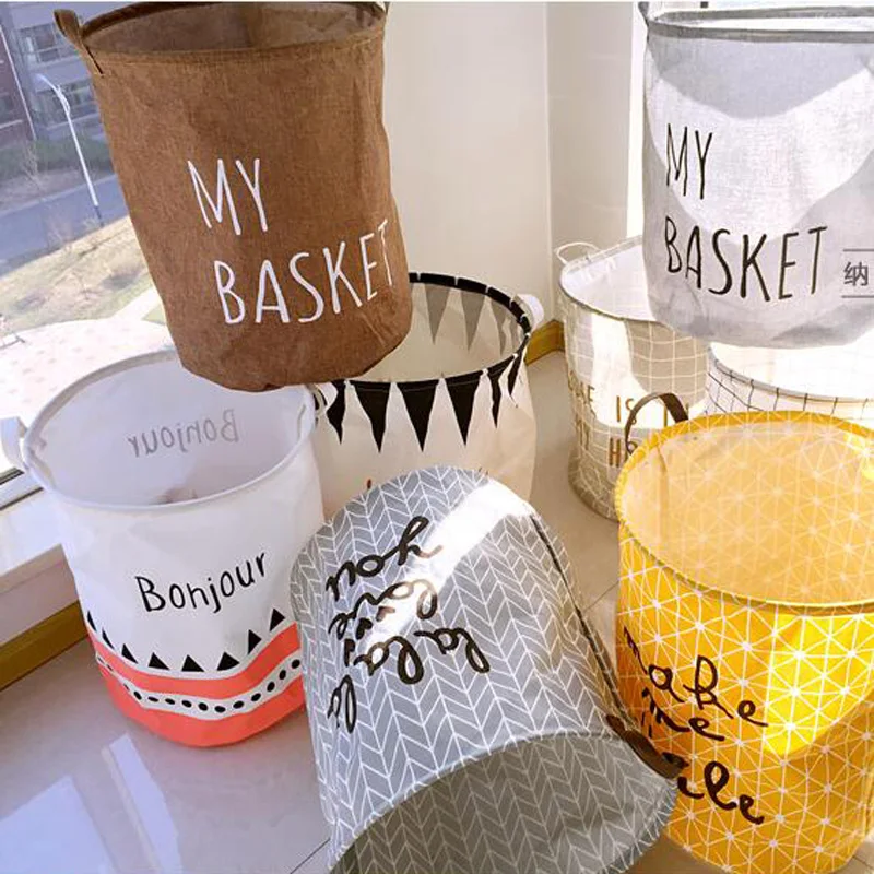 Большая складная корзина для грязной одежды 40*50 см|laundry basket|dirty clothesstorage laundry |