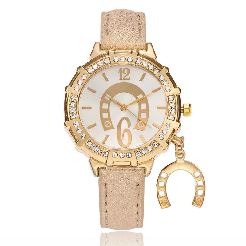 Женские часы с кристаллами LASPERAL минималистичные цифрами кварцевые из