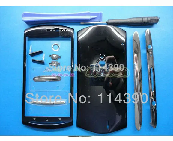 Полное покрытие батареи Крышка клавиатуры Корпус для sony Ericsson Xperia NEO V MT11i MT15