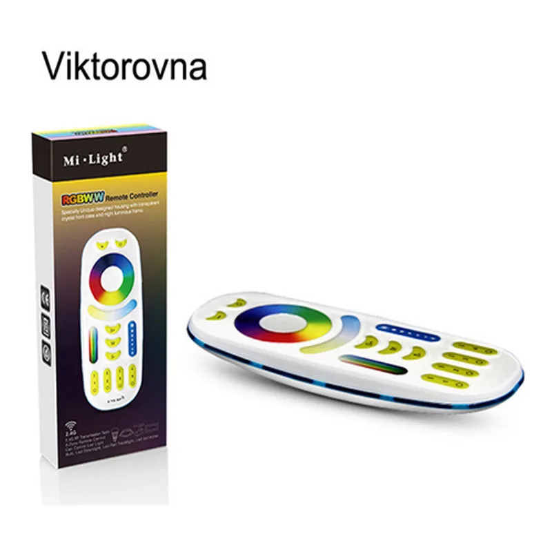 Беспроводной Радиочастотный пульт дистанционного управления 2 4G 4 Zon RGB RGBW W/WW Dual