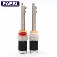 2pcs speaker binding post high end amplifier plugs adapter platinum plated female long thread