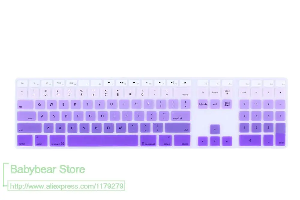 Градиентная крышка клавиатуры для Apple iMac G6 21 5 27 дюймов настольные защитная